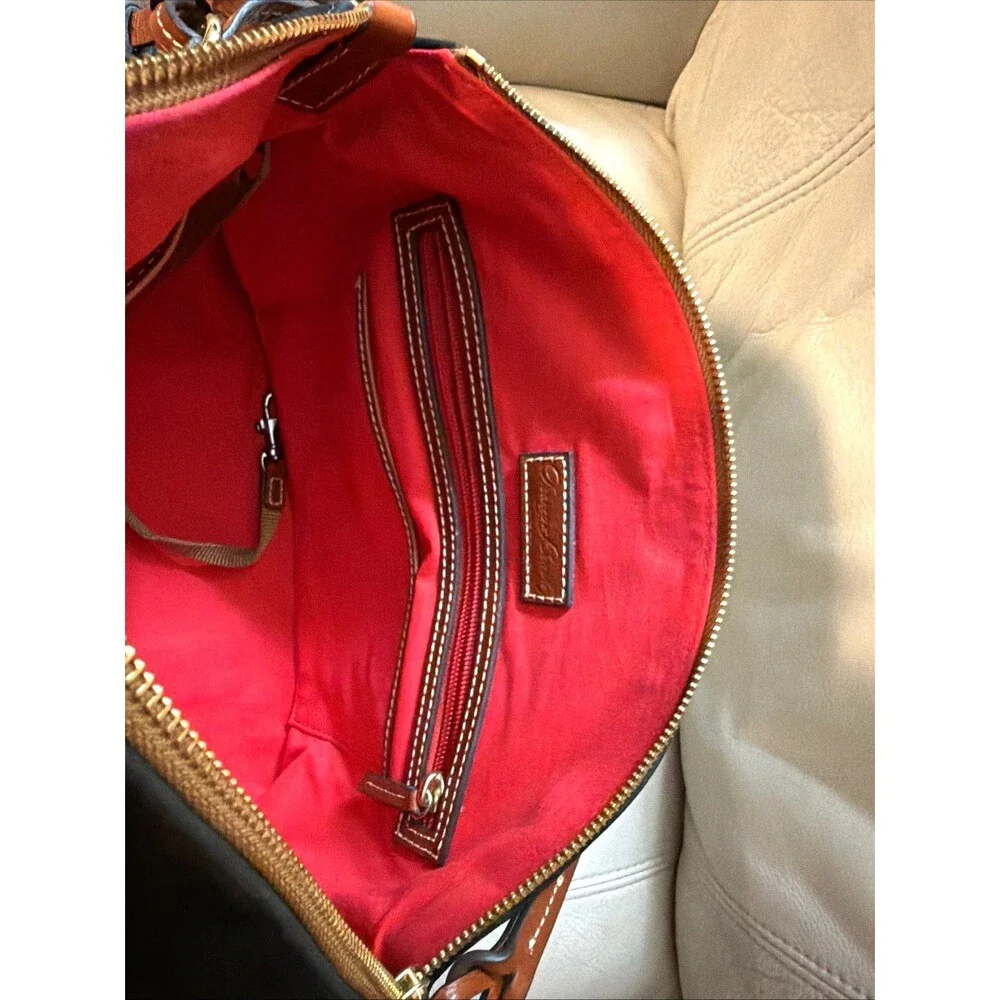 Dooney & Bourke Bristol Satchel Nubuck Leather Black